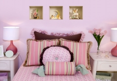 "נישה" - מדבקות קיר רב פעמיות 