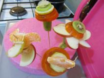 פרחים מפירות וירקות