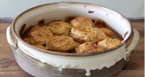 קציצות עוף בחלב קוקוס