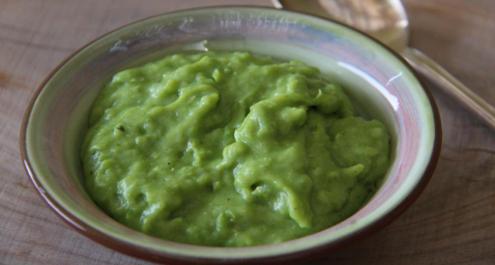 פירה אפונה ירוק