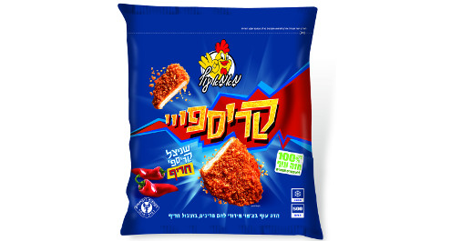 שניצל קריספי חריף