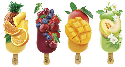 La-Frutta - שלגוני פרי מפנקים המכילים 50% פרי