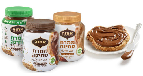 ממרחי טחינה של אחוה בשלושה טעמים