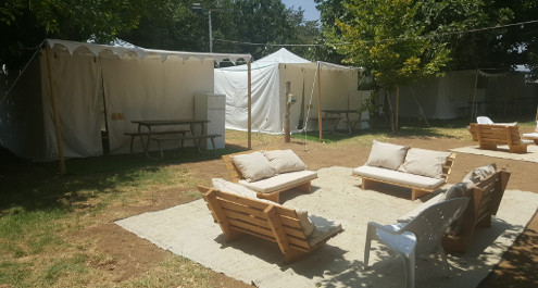 חדש בקייקי כפר בלום: מתחם אוהלים ממוזגים