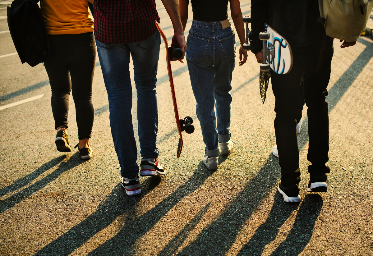 מתבגרים בחורף