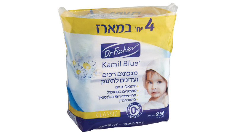 ד"ר פישר מציג: מגבוני קמיל בלו לתינוק