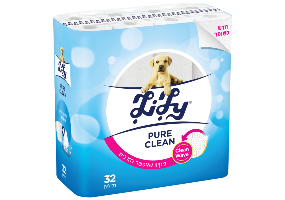 סדרת הדגל החדשה והמשופרת לילי Pure clean