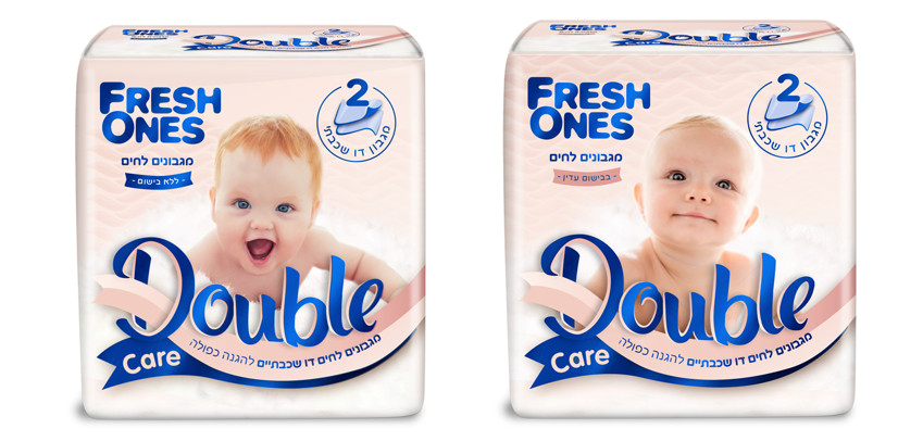 חדש! מגבון דו שכבתי של Fresh One