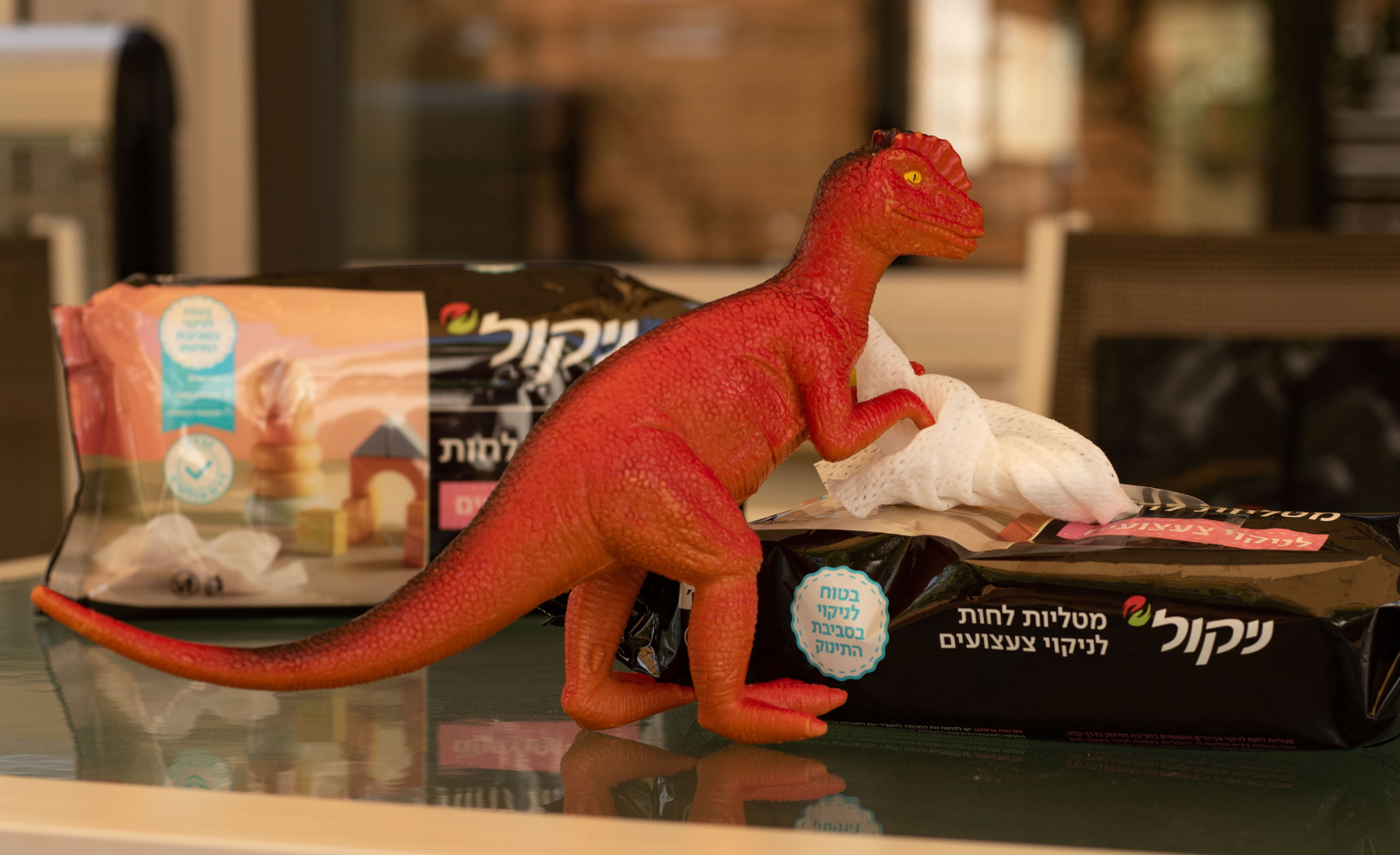 חדש מניקול: מטליות לחות לניקוי צעצועים