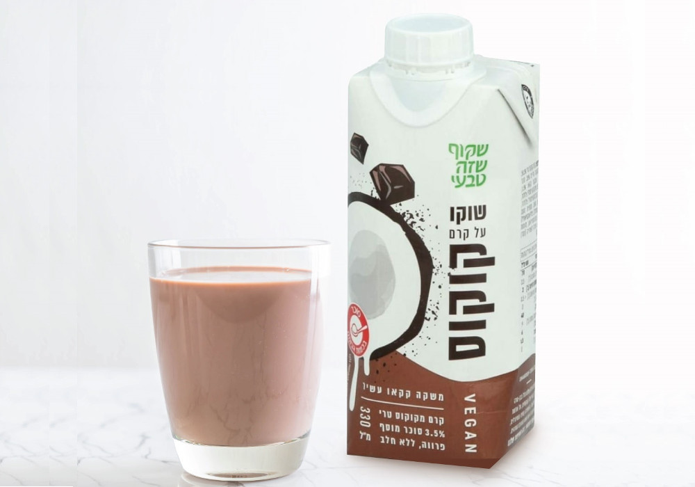 "שוקו על קרם קוקוס" - משקה קקאו עשיר על בסיס קוקוס