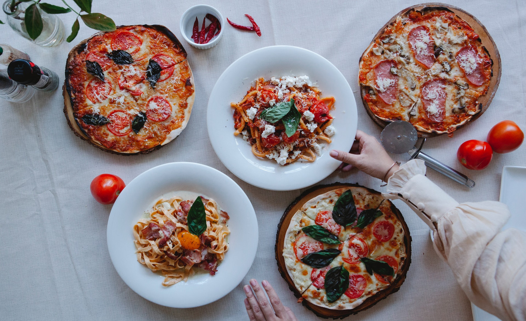 פסטה ופיצה וסגרתם ארוחה - רעיונות לשילוב הטעים והמשביע